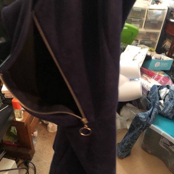 Juniors zip up fit and flare dress - Picture 4 of 6